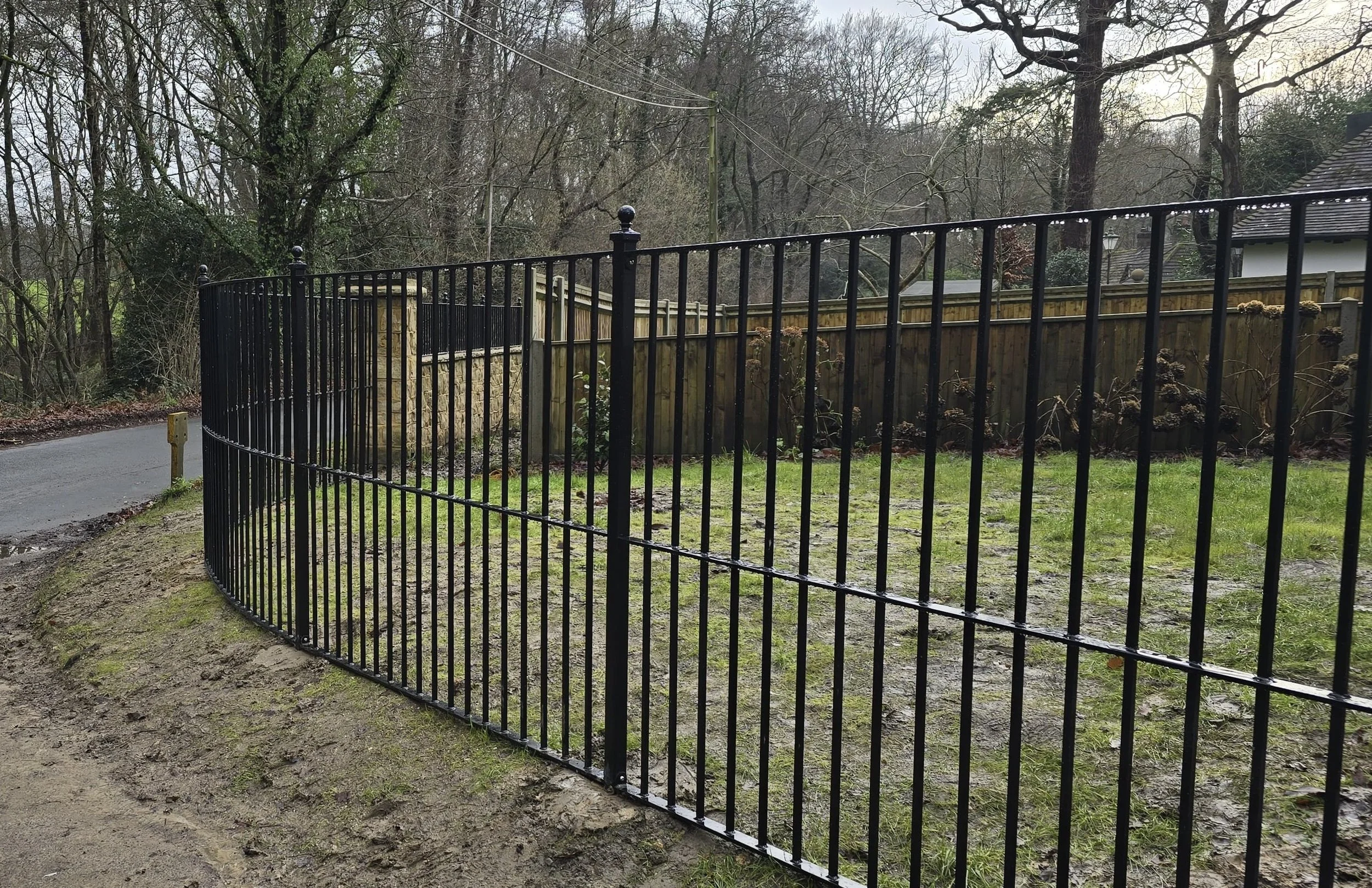 Bespoke Steel Vertical Bar Railings: A Timeless Boundary Solution