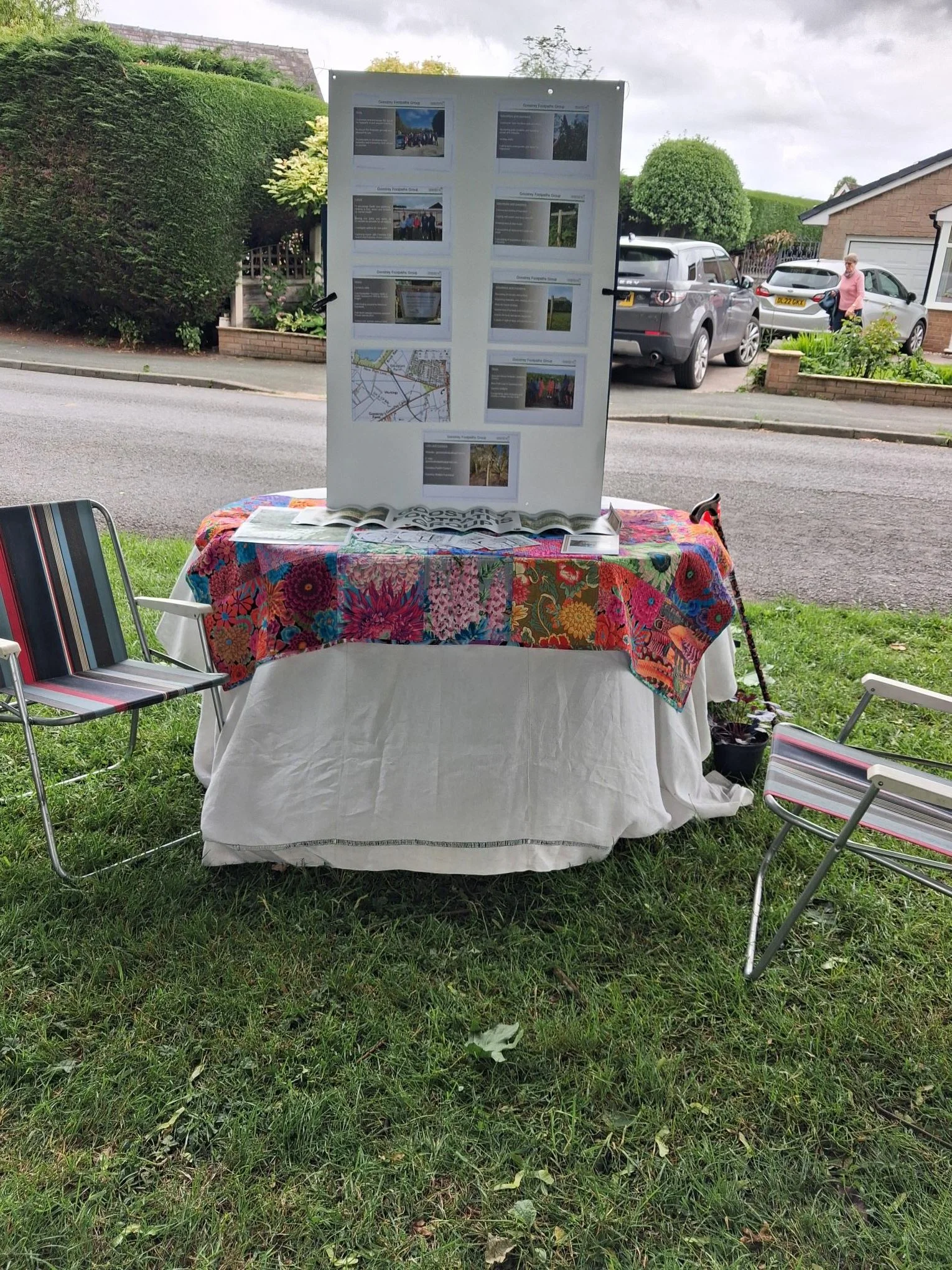 Footpaths Group supporting Goostrey Open Gardens 2026.