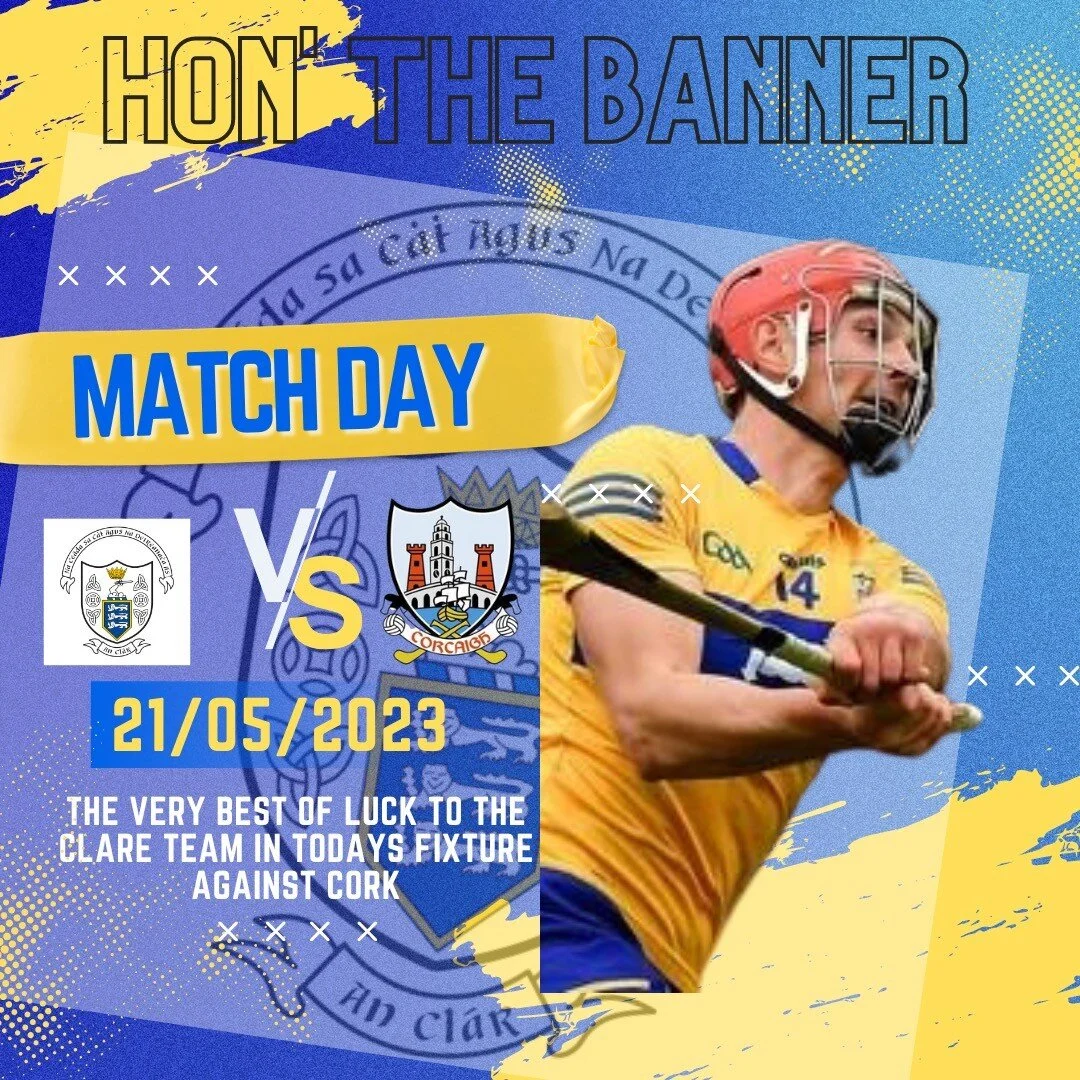 The very best of Luck to the @clare_senior_hurling Panel, @gaa_clare and @brianlohan_shannon in their fixture against Cork today in Cusack park. Best of luck lads..... Hon' The Banner 💛💙