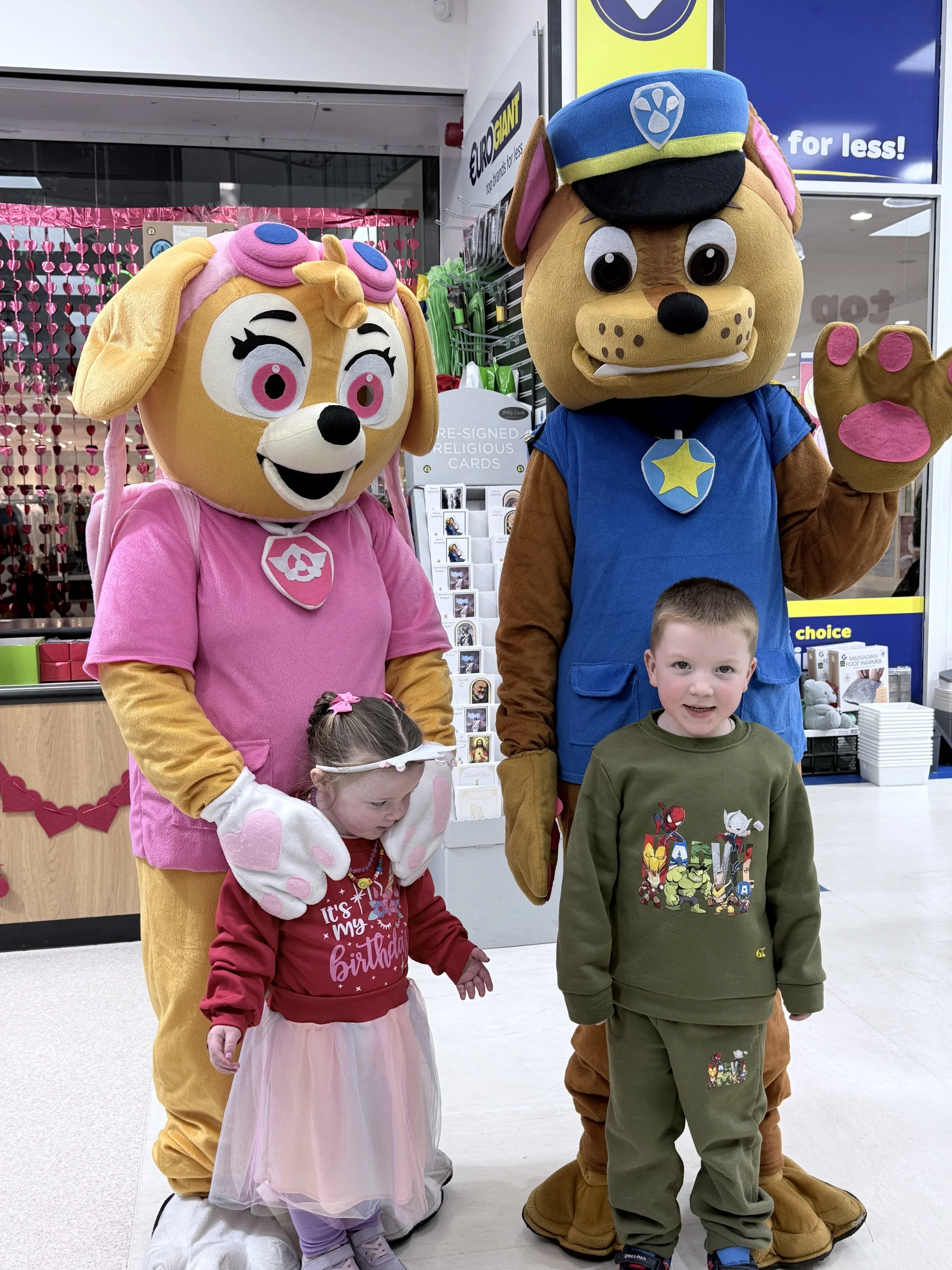 Skye &amp; Chase Bring Paw Patrol Fun to Shannon Town Centre