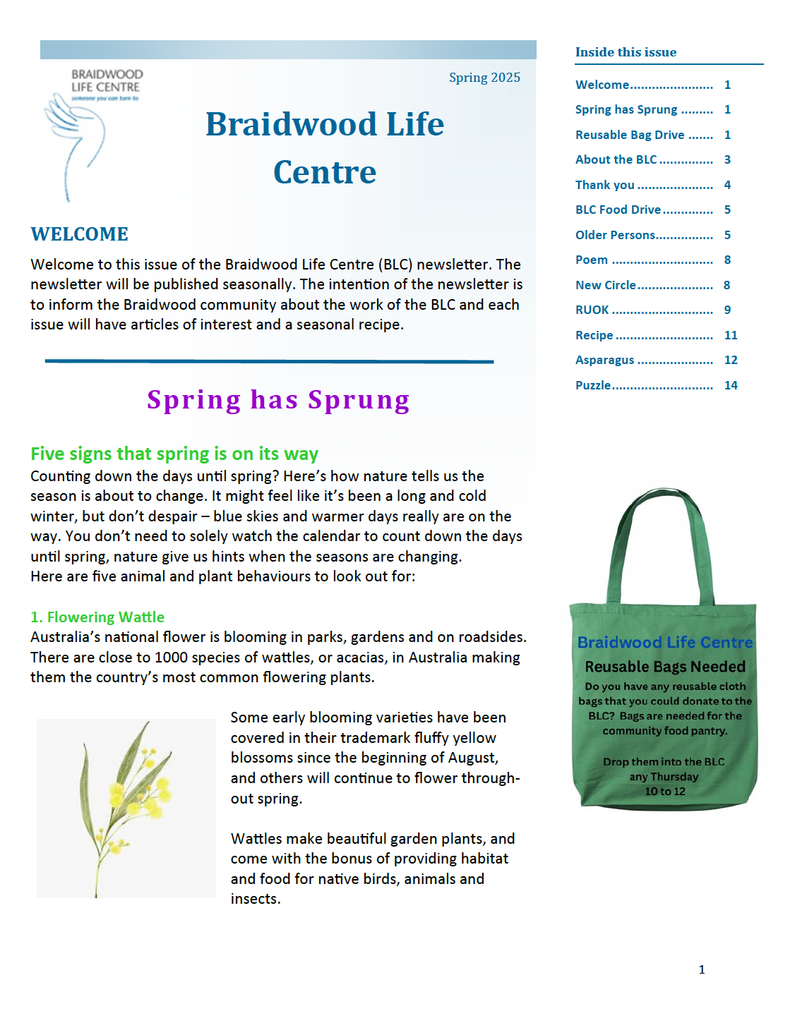 Spring Newsletter 2025