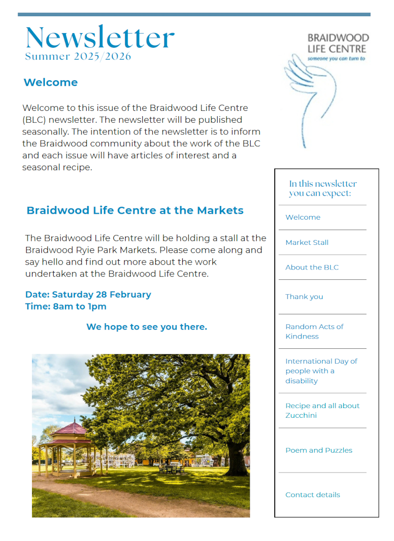 Summer Newsletter 2025/6