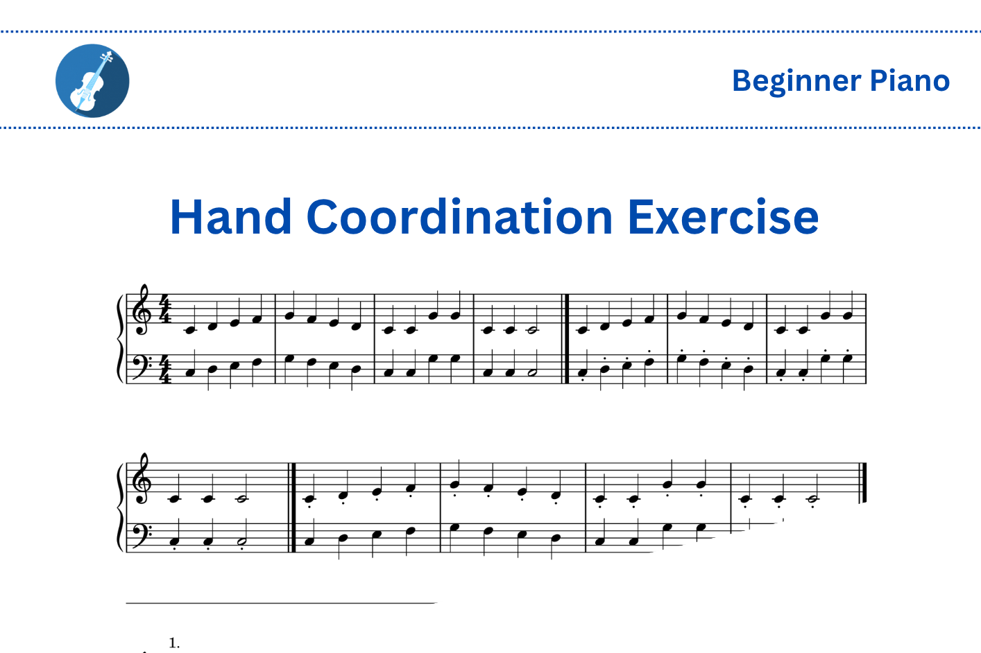 Hand Coordination Exercise [Piano]