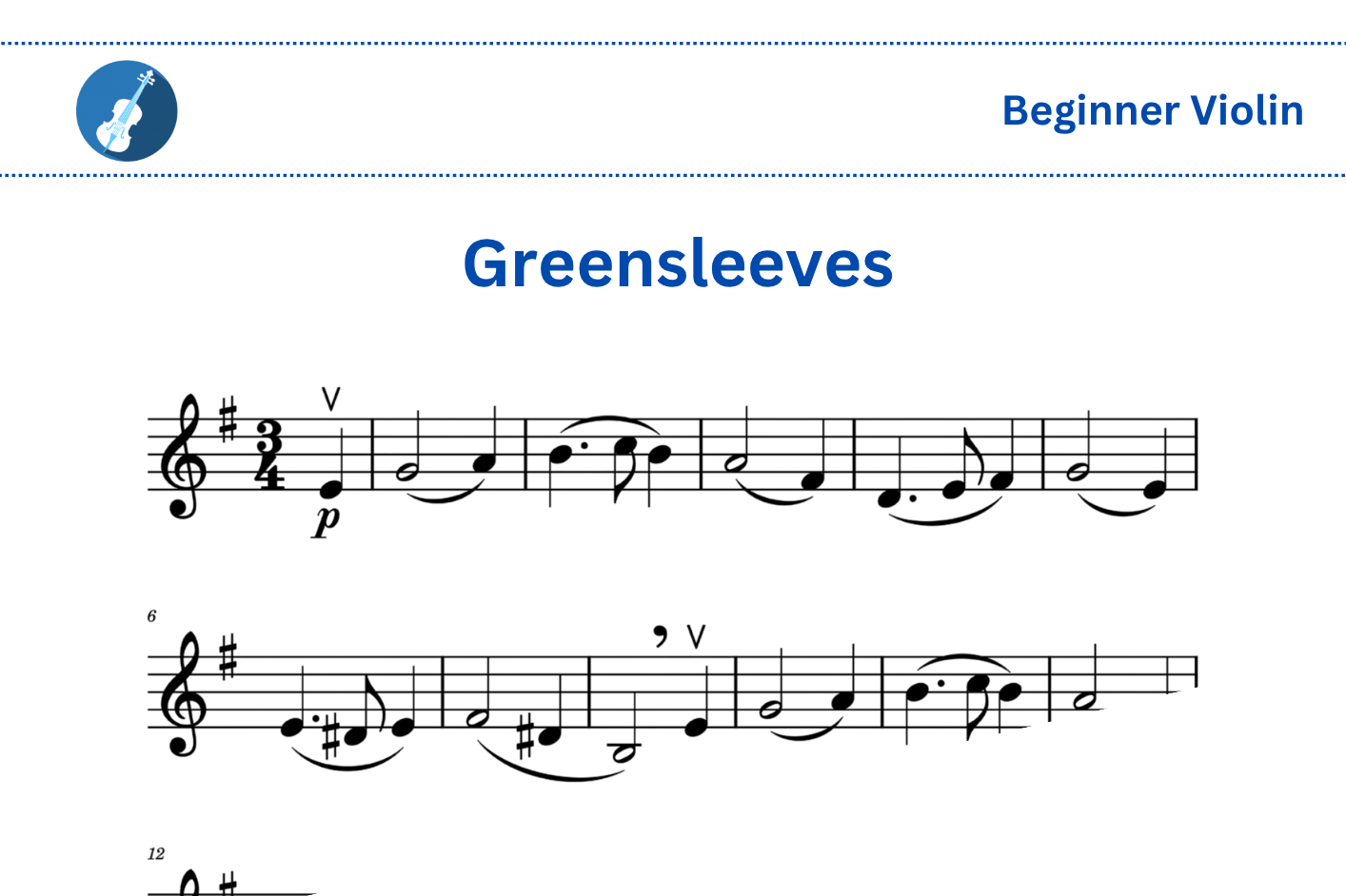 Greensleeves [Violin]