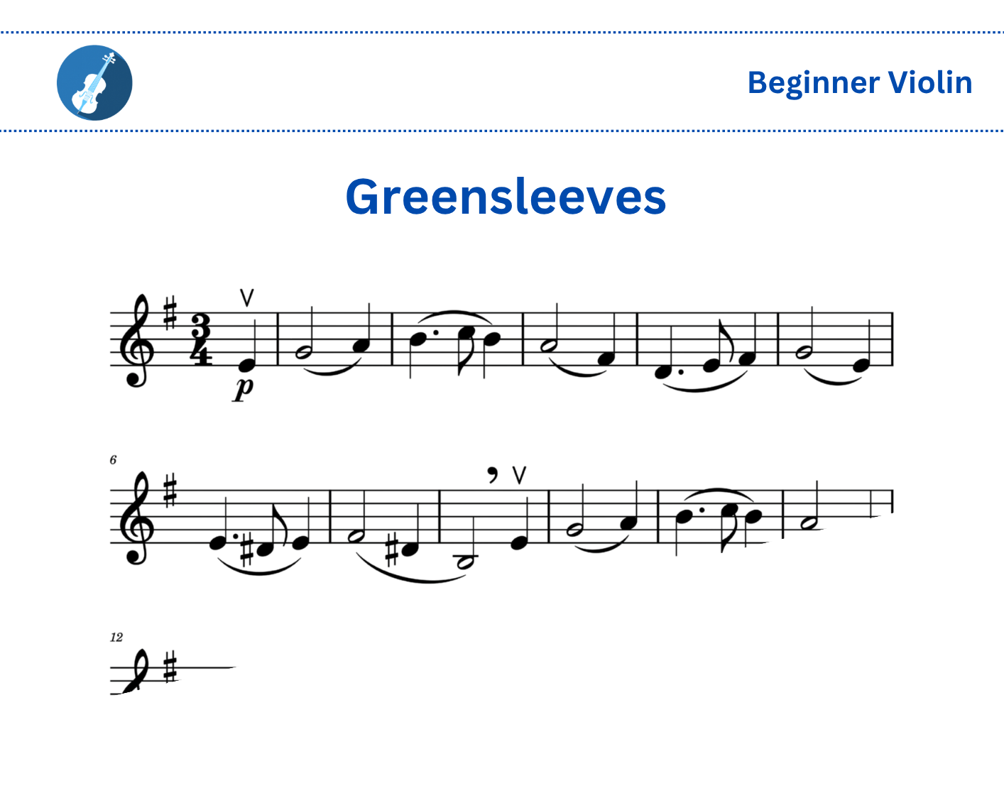 Greensleeves [Violin]