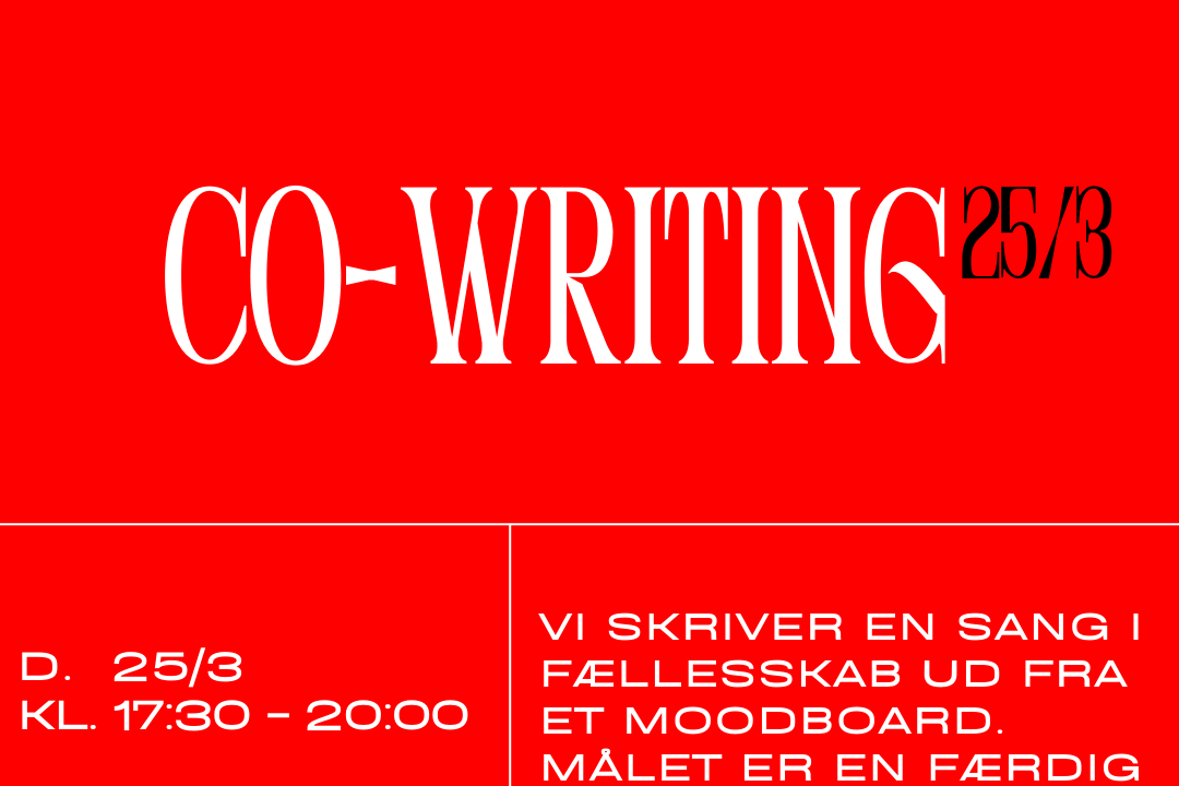 Ria Onsdag - Co-writing