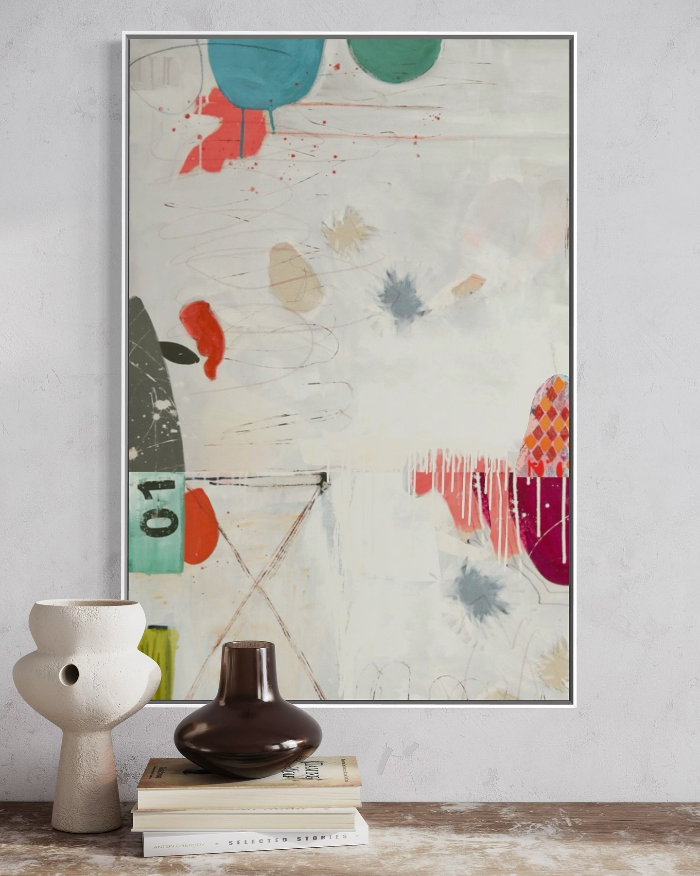 A mix of texture, color, and quiet energy.

.
.
.
.
.
.
#abstractart #mixedmedia #interiordesign #abstractpainting #artcollector #artforsale #artdecor #artconsultant #artcurator #contemporaryartist #artsyhome #fineartcollector #gallerywall #modernint