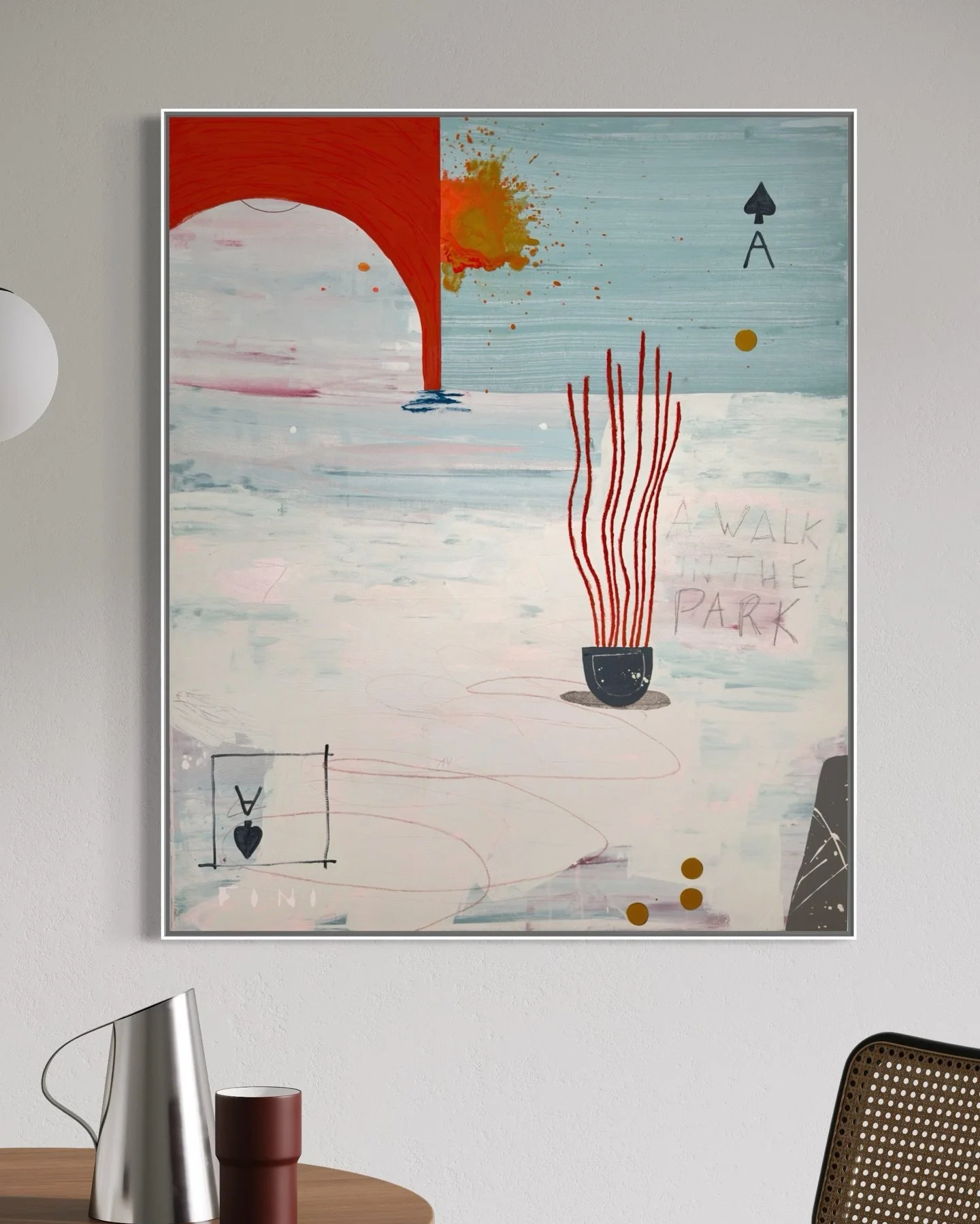 Parkinson&rsquo;s Law
40x48 inches. 

First piece of the new year 🤌

#contemporaryabstractpainting #abstractpainting 
#artcollection #interiordesign #sarahfinucane