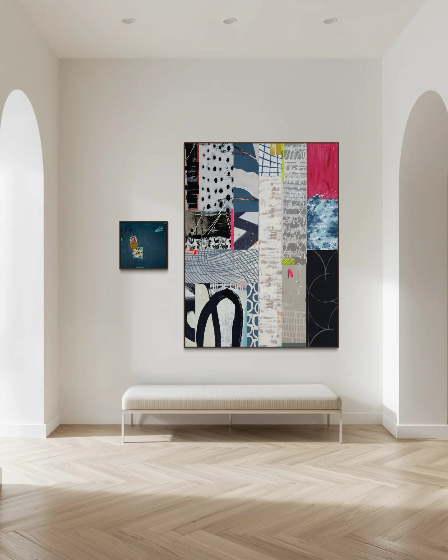 A selection of recent works 👉 
.
.
.
#abstractobsession 
#artcollectorsofig 
#interiordesigninspiration 
#contemporarypaintings 
#sarahfinucane