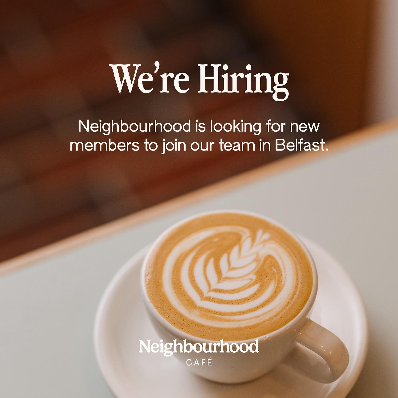 Neighbourhood is looking for passionate baristas &amp; senior chefs with a positive attitude and a willingness to work as part of enthusiastic team. The right candidate should work well in a fast-paced environment, ensuring an excellent guest experie