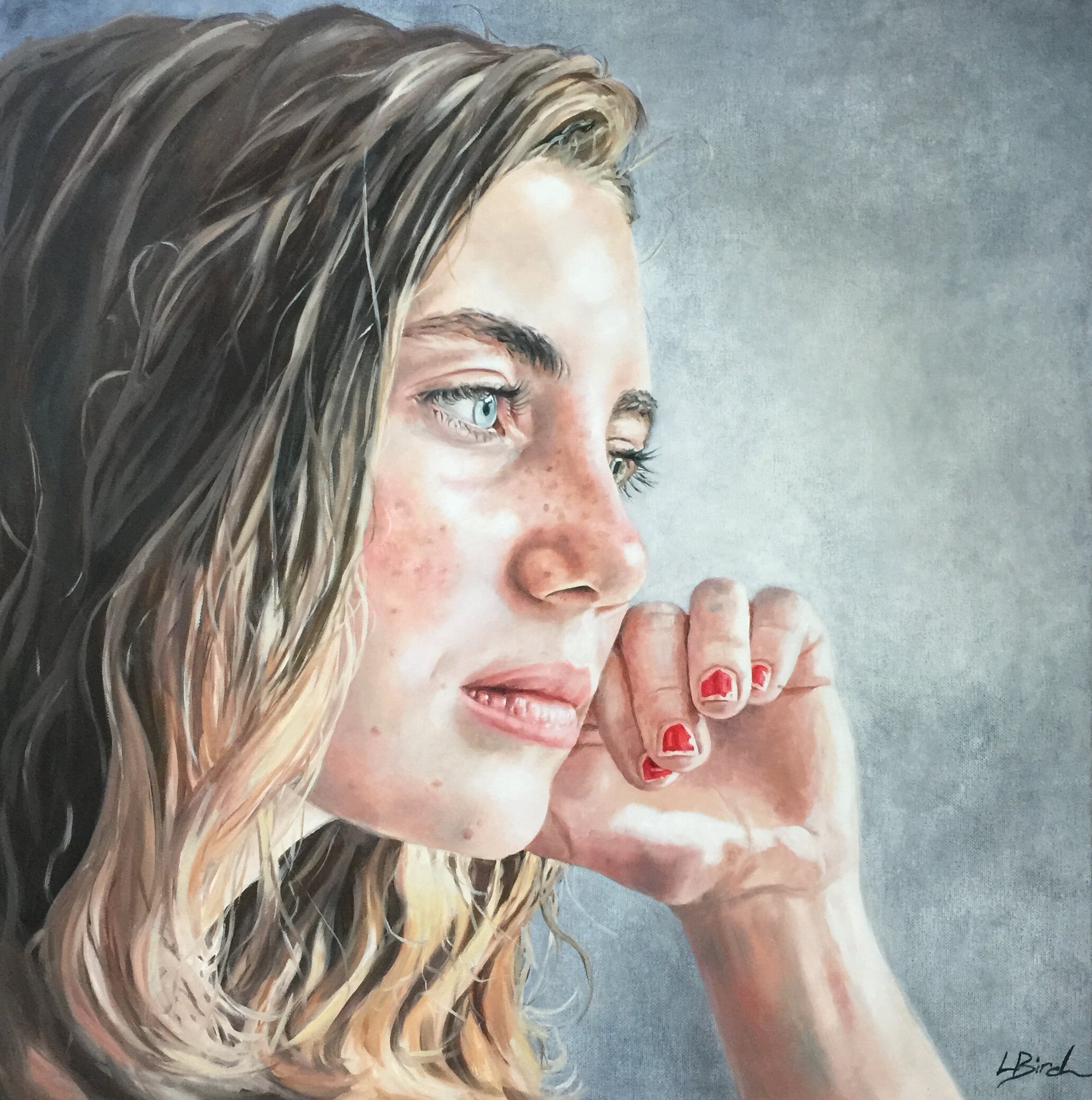 Jessica
60 x 60cm Oil on canvas