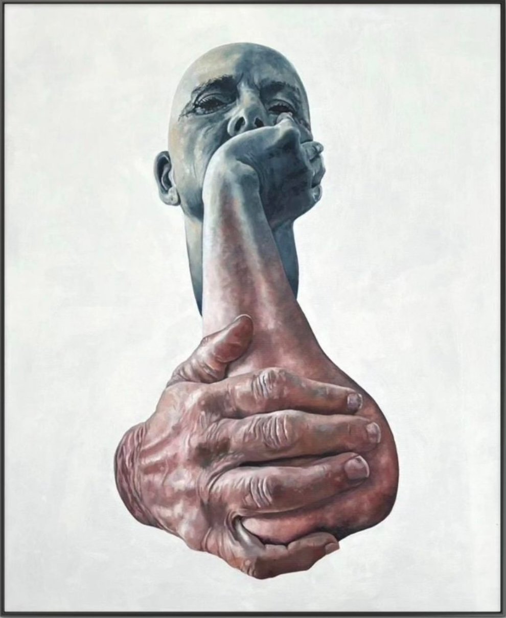 'Reflecting' part of the 'Headspace' series
75 x 90cm Oil on canvas
£1600
