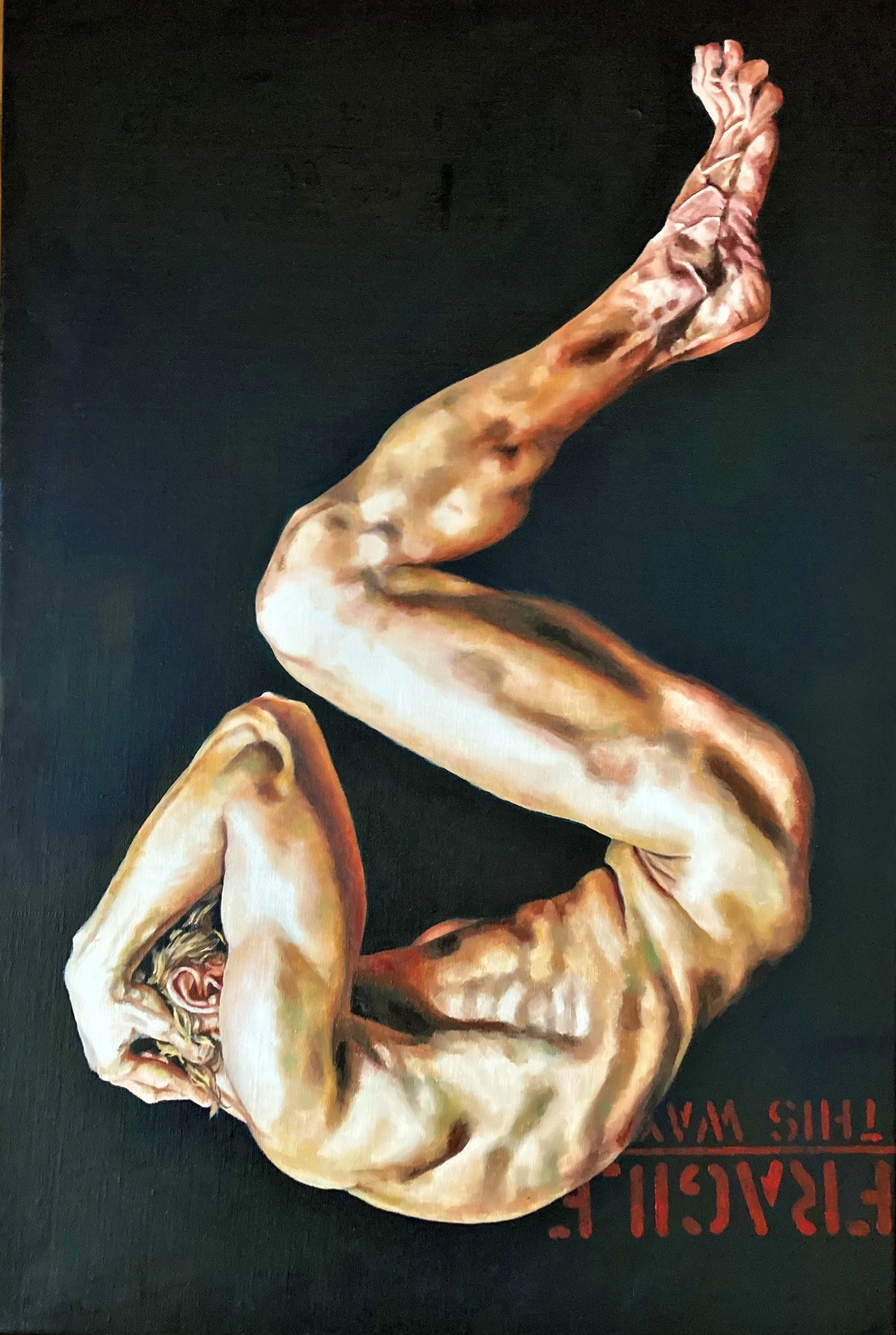 Fragile, This Way Up
50 x 75cm Oil on canvas
£2,150