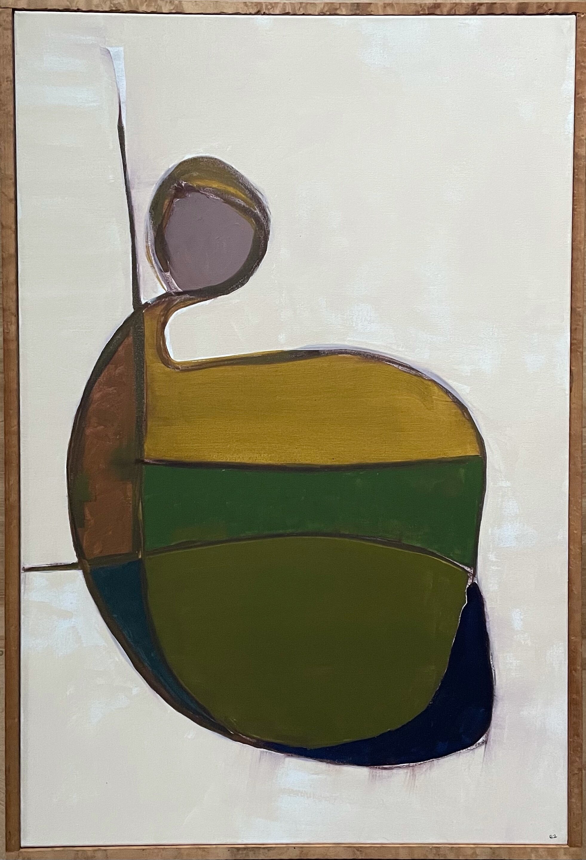 ’Whole,’ 2021. Acrylic on canvas, 24 x 36 in.