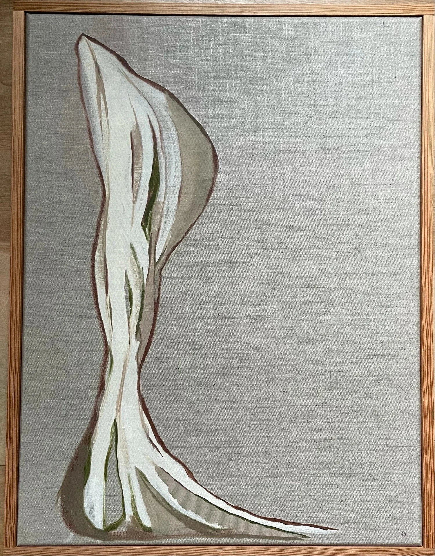 Cocooning, painting by Eva Zasloff. 2021. Oil on linen, 18 x 24 in.