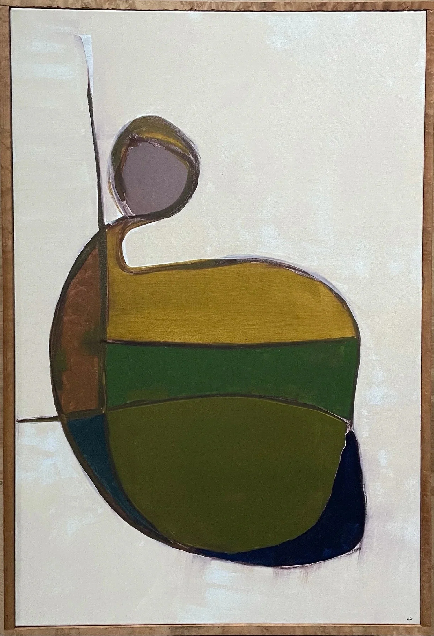 Whole, painting by Eva Zasloff. 2021. Acrylic on canvas, 24 x 36 in.