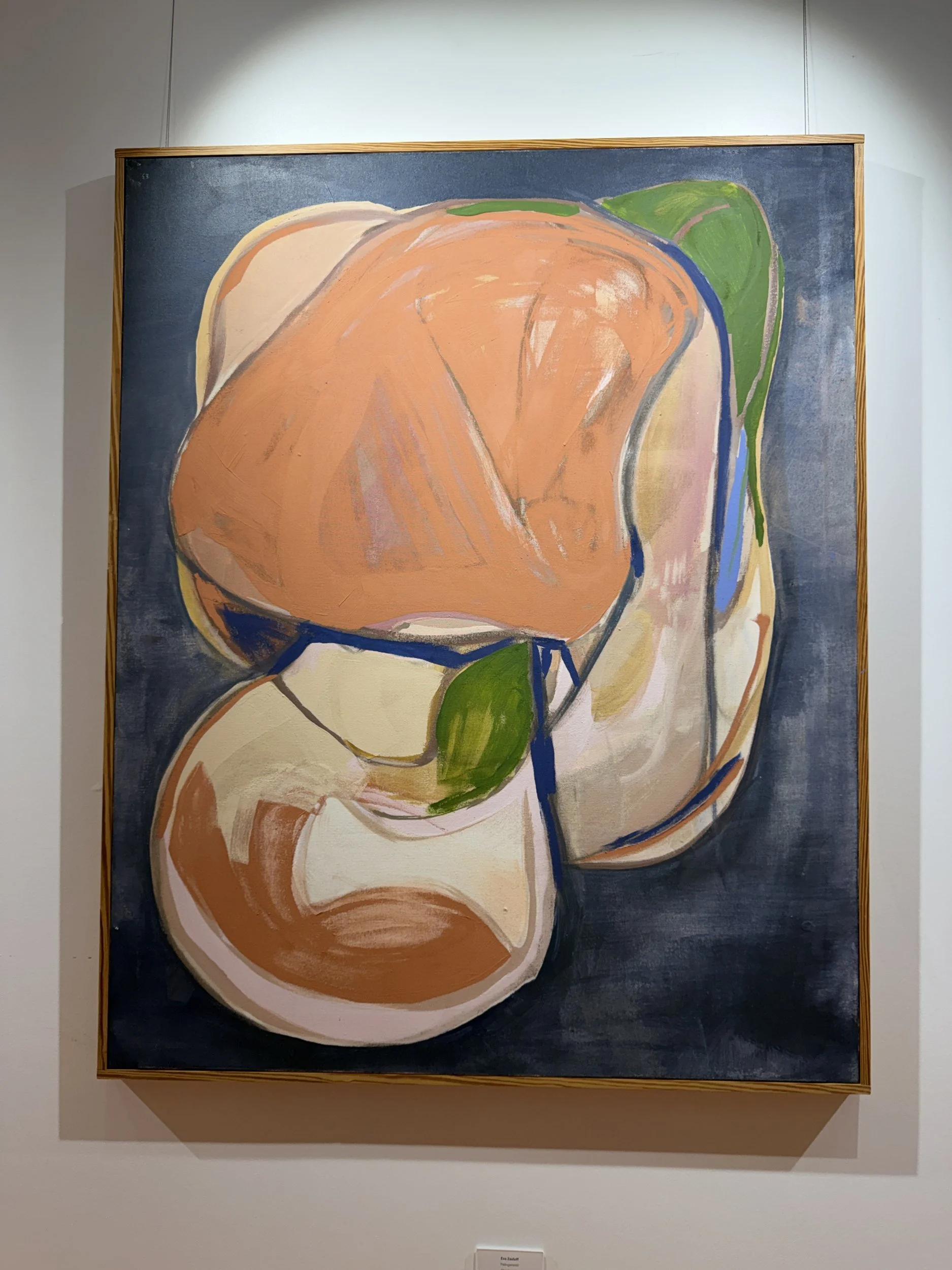 Palingenesis, 2026. Painting by Eva Zasloff, shown in Palingenesis at Gallery 1832, LabCentral, Cambridge, MA.