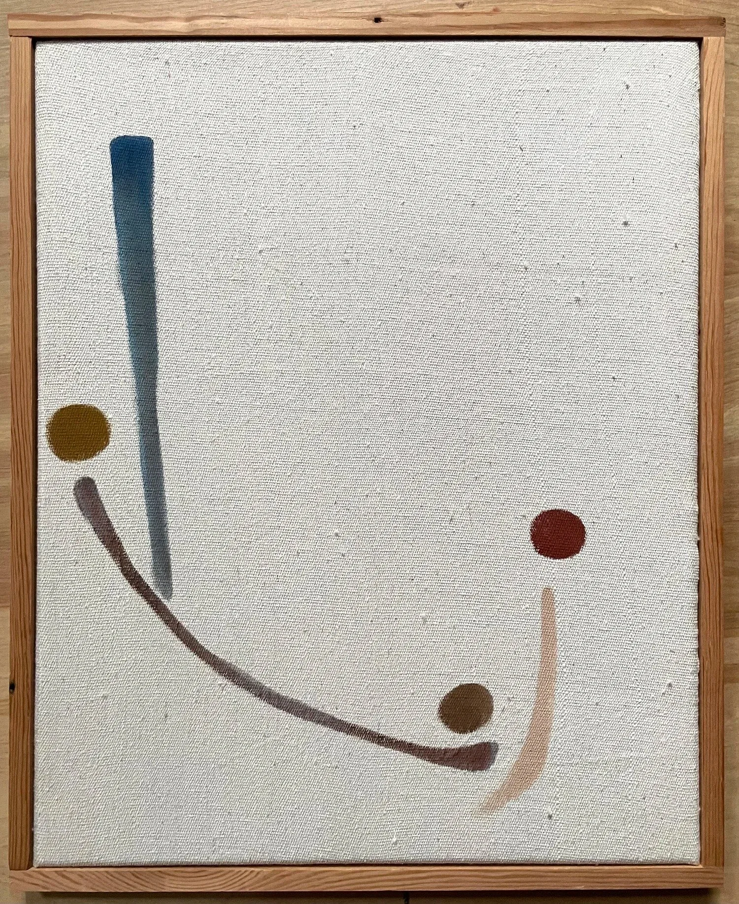 Seesaw, painting by Eva Zasloff. 2021. Oil on canvas, 16 x 20 in.