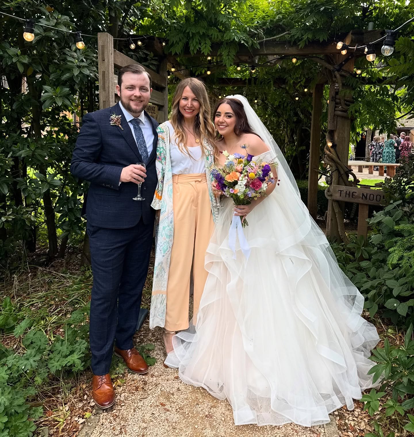 ⭐️ALY &amp; JAMES⭐️ 

Aly and James got married on Tuesday at the gorgeous @tythebarnlaunton and it was spectacular! 

The weather really helped with the drama, too&hellip; Aly had her heart set on an outdoor ceremony, and had dreamed of walking down