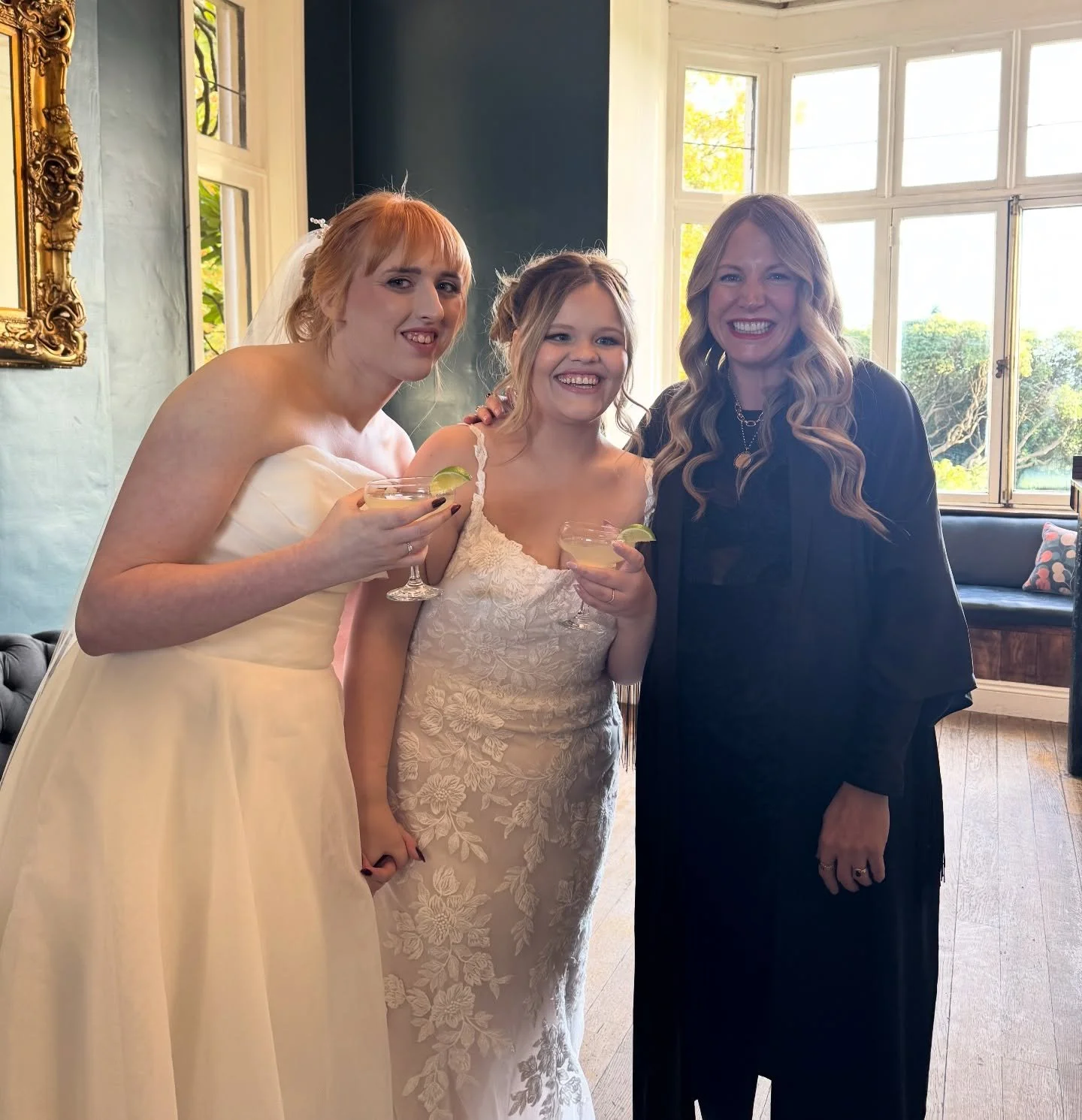 ⭐️ELIZA &amp; HANNAH⭐️ 

This week, I had the privilege of marrying these two beautiful brides at their wedding in Highley Manor. 

They got engaged a year to the day of meeting, just knowing that it was right. 

After Eliza&lsquo;s entrance down the
