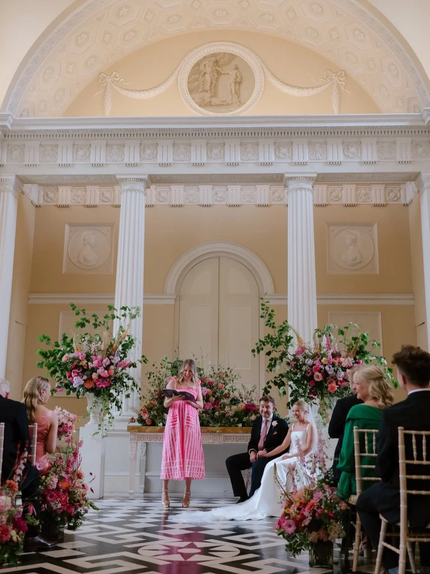 ⭐️RACHEL &amp; JAMES⭐️ 

Ahh the photos are in from James &amp; Rachel&rsquo;s amazing day at @syonparkevents over the summer. I&rsquo;m obsessed!

It was a brilliant, fun and love filled ceremony. One where you look around one minute and literally e