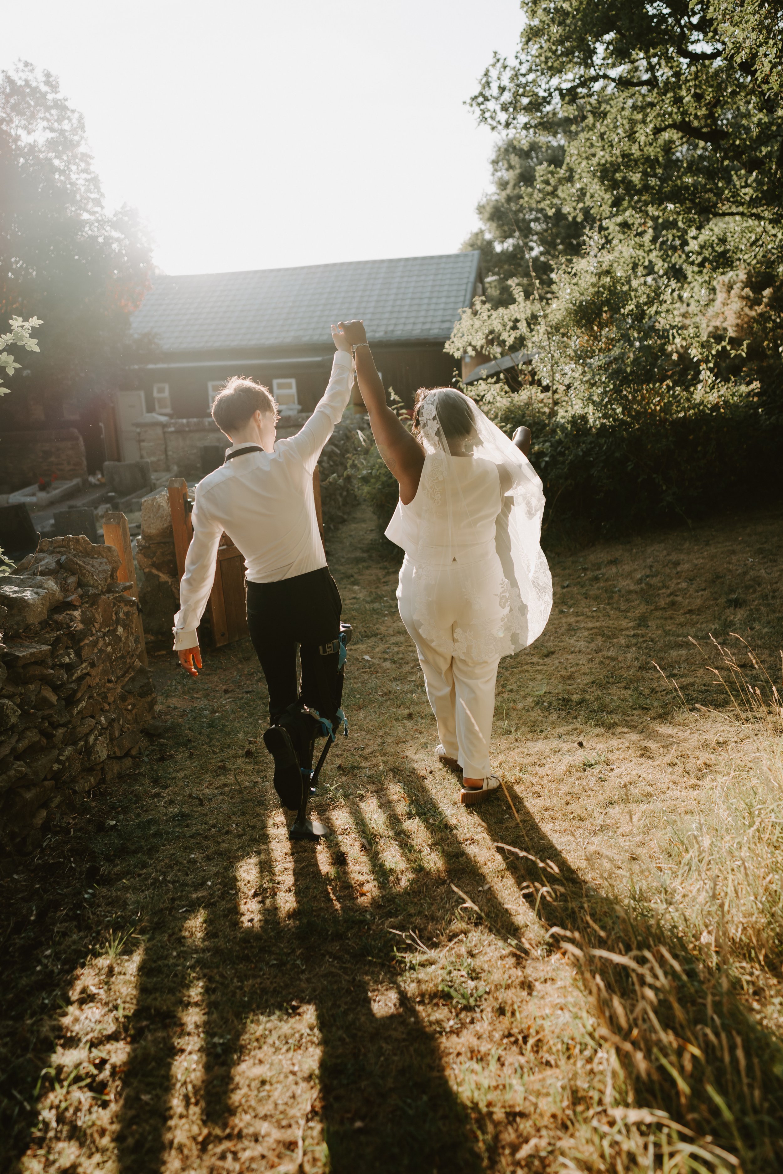 couple on wedding day