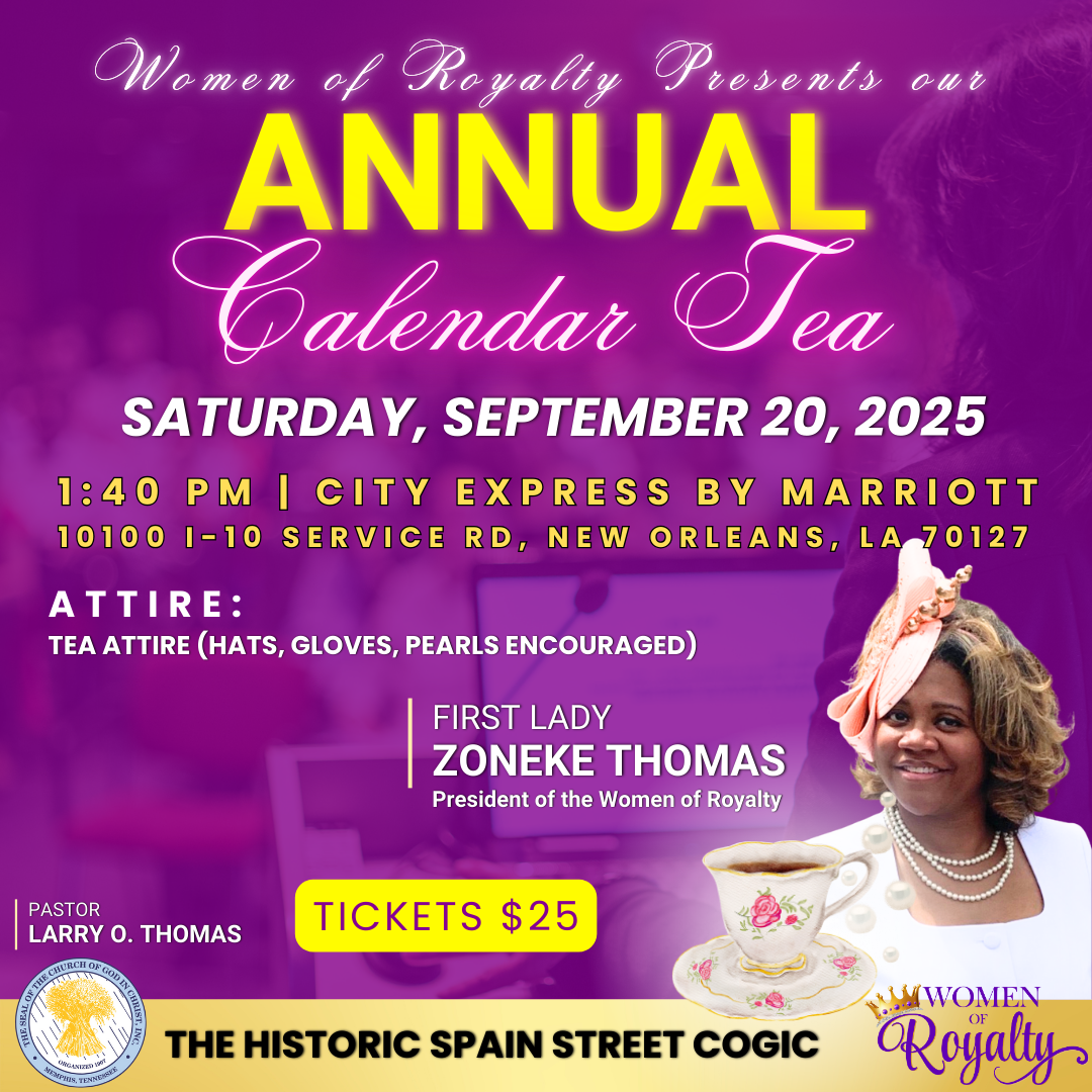 Annual Calendar Tea