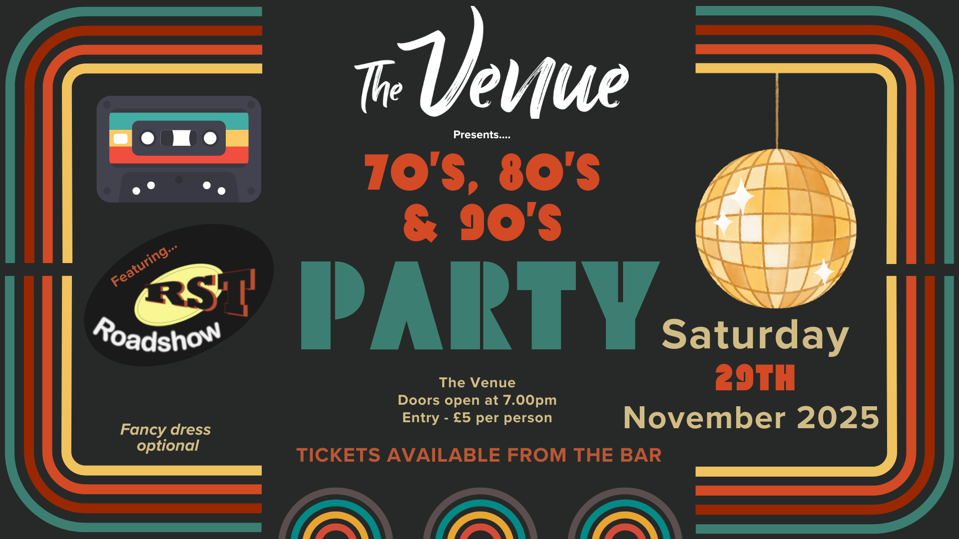 70's, 80's, 90's Disco Party