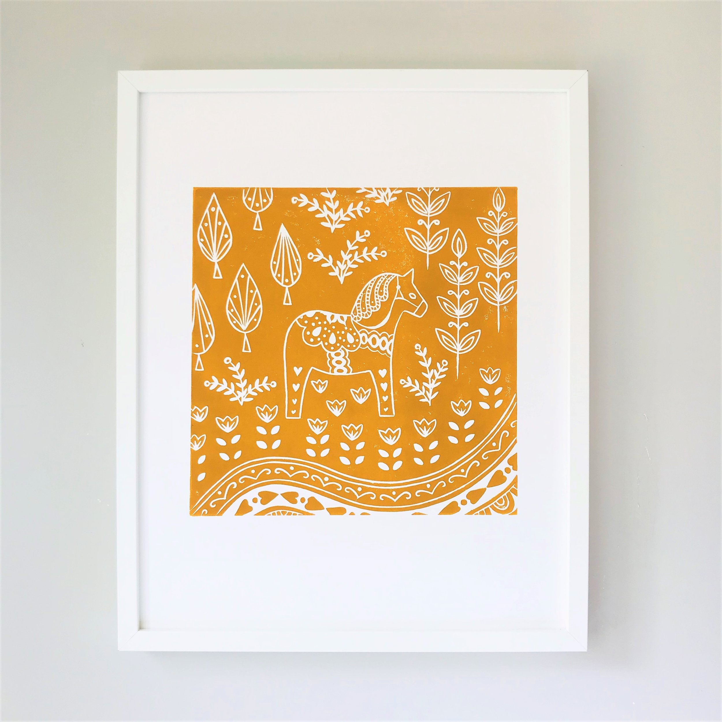 Dala Horse in ochre.jpeg