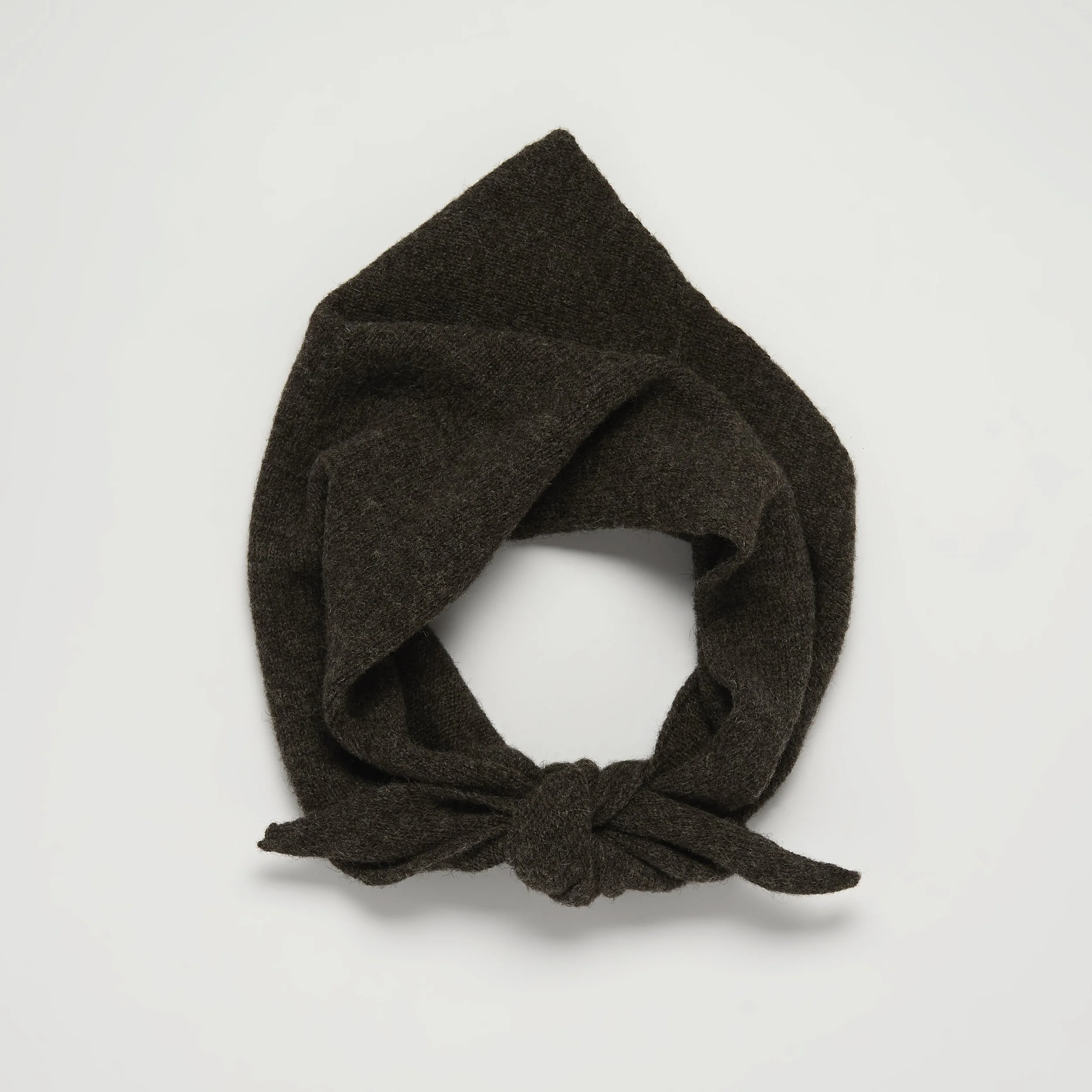 Grey (Coloured Dorset) Triangle Scarf