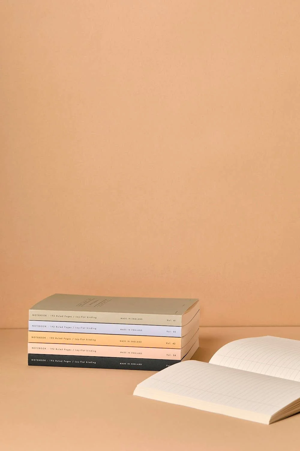 A5 Mustard Ruled Notebook