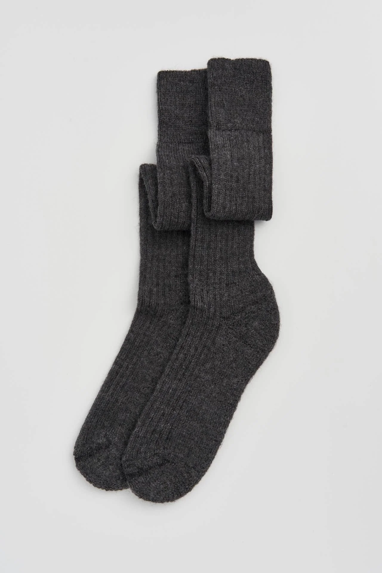 Pairs Storm Grey Wool Socks