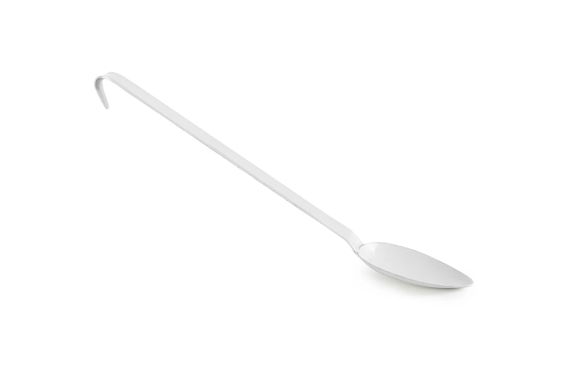 White Enamel Kitchen Spoon