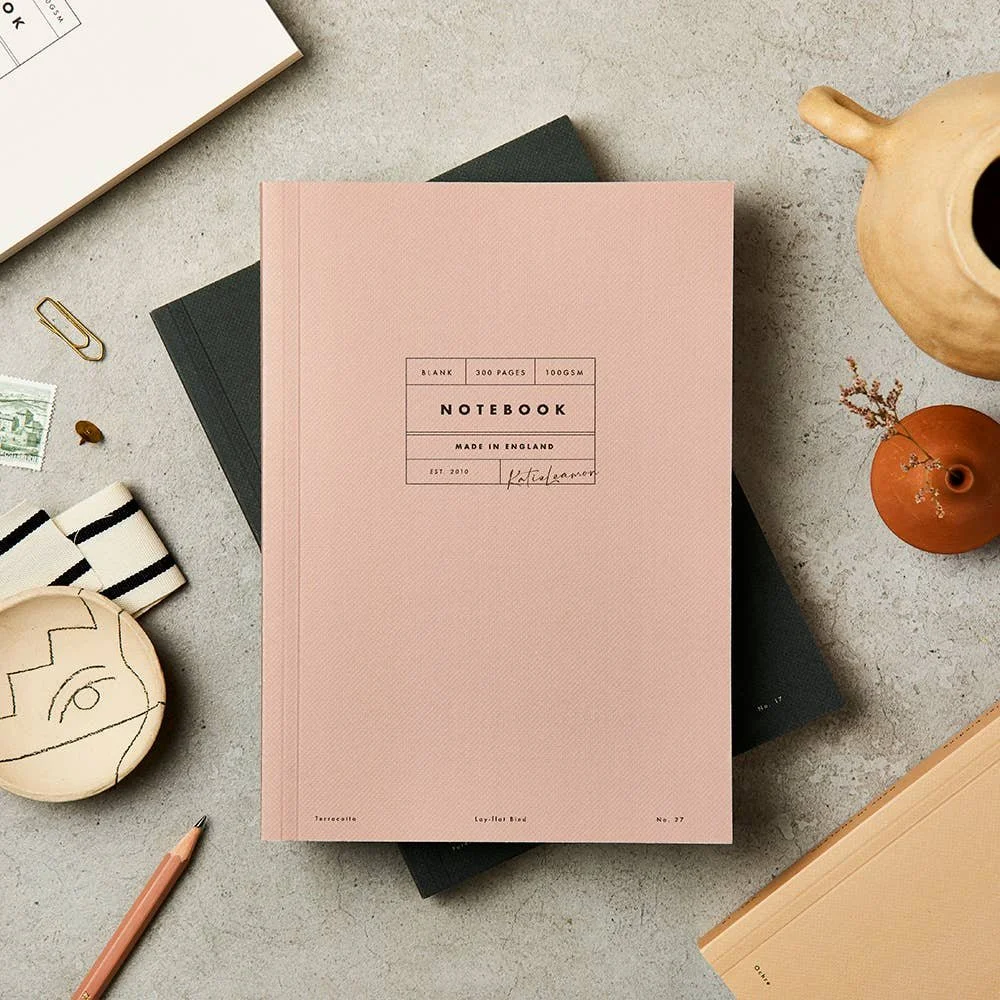 A5 Terracotta Blank Notebook