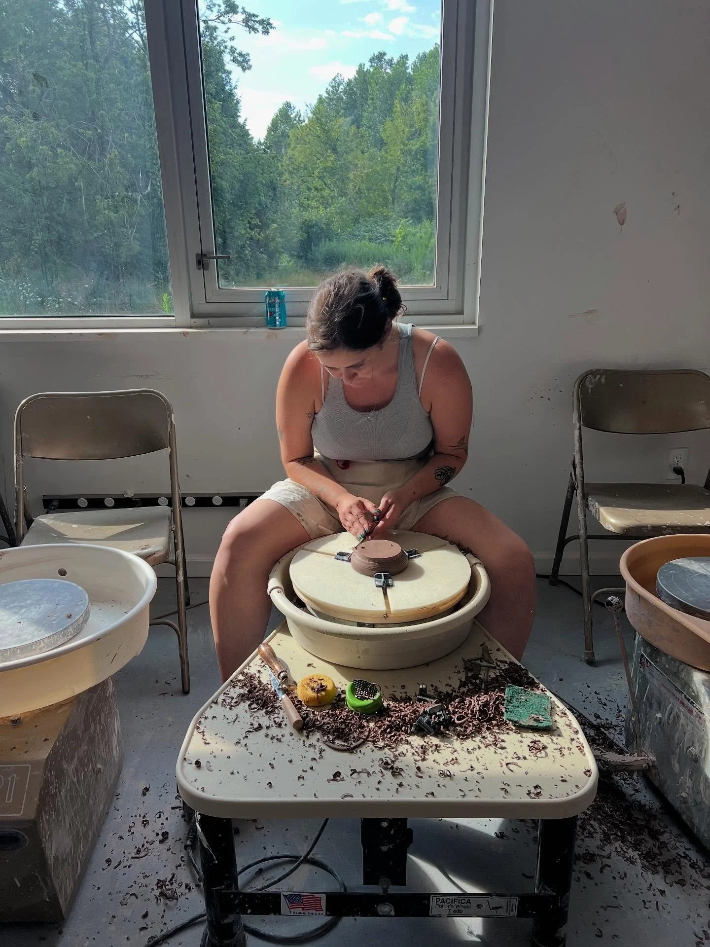Try something new this summer! Pottery on the wheel starts next week at @catskillartspace in @livingstonmanorny. I’m teaching the wheel session Tuesday evenings from 5:30pm to 8pm. This is an open level class that accommodates beginners and fol