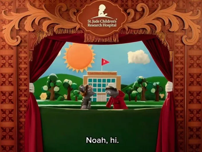 Our soft goods department built this fun felt puppet theater (but not the puppets!) for this Giving Tuesday spot for St. Jude Children&rsquo;s Hospital. Thanks for the opportunity @fullpicture 🌞