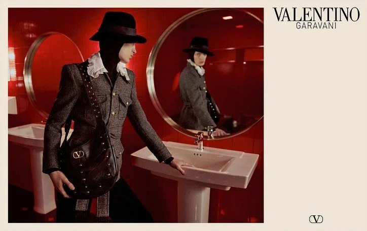 Super sleek sets for the Valentino La M&eacute;ta Th&eacute;&acirc;tre Des Intimit&eacute;s campaign. Big thanks to @geprojects and set designer @gideonponte for the work!