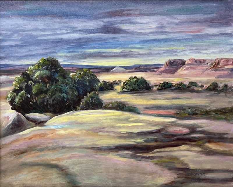  NEAR MONUMENT VALLEY Oil on canvas 16" x 20" 