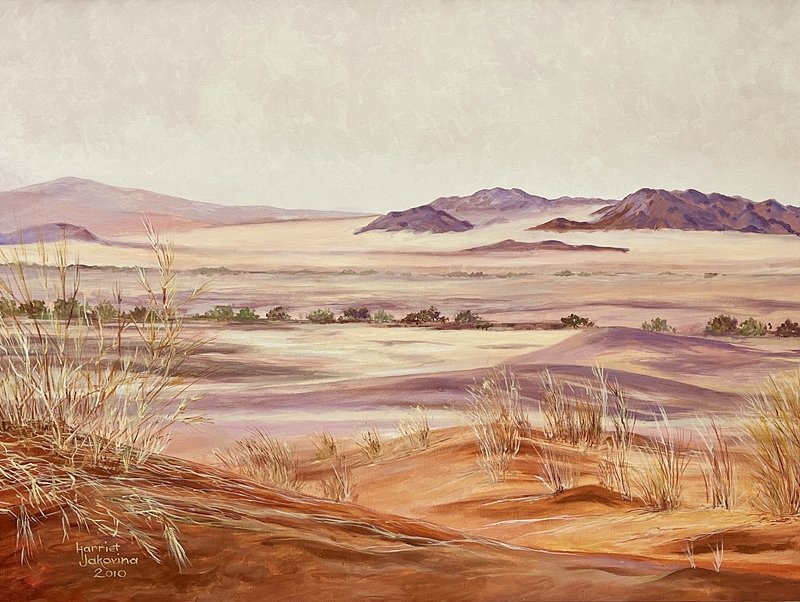  DEATH VALLEY Oil on canvas 18" x 24" 