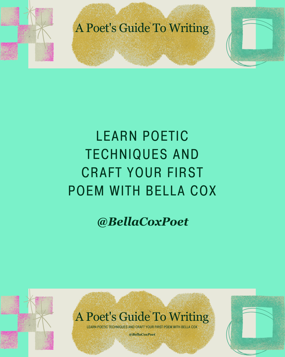 Write your first poem with Bella Cox PDF