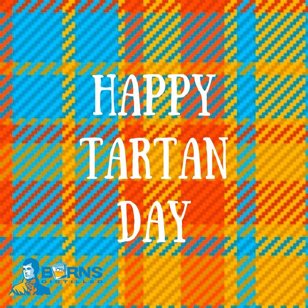 Happy Tartan Day from your friends at Burns Distilled!  Hope to see you at the parade on Saturday! @nyctartanweek