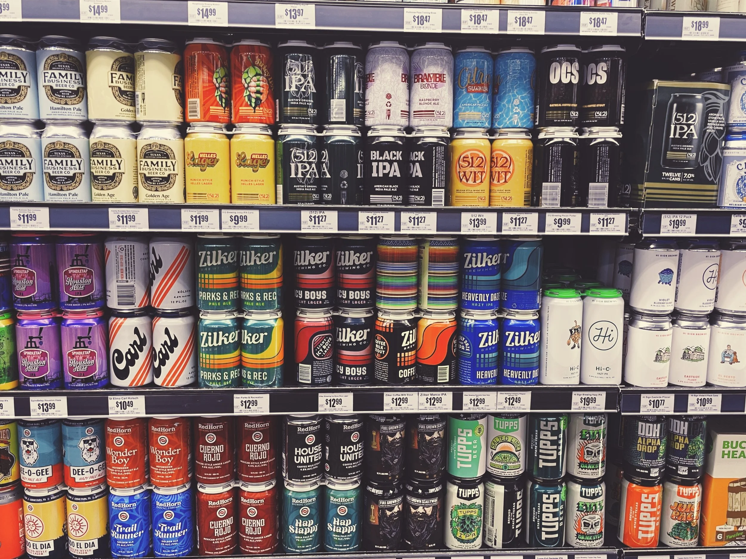 Something inherently pretty about a product placement wall