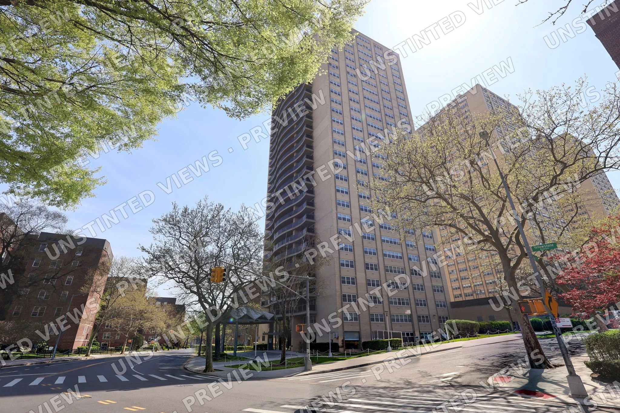 The Bel Air, 66-36 Yellowstone Blvd — Corner View (Apr 2025)