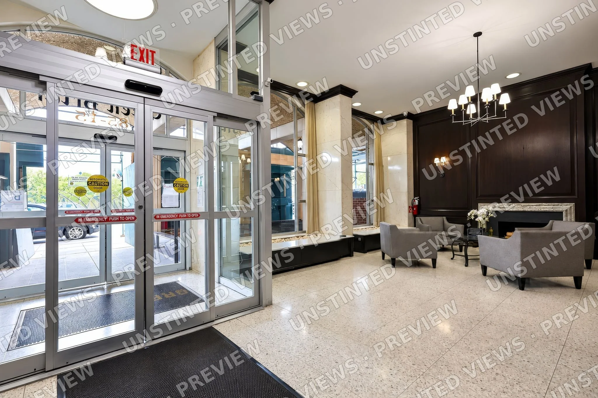 The Greenbriar, 85-15 Main Street — Lobby Entrance (Oct 2026)
