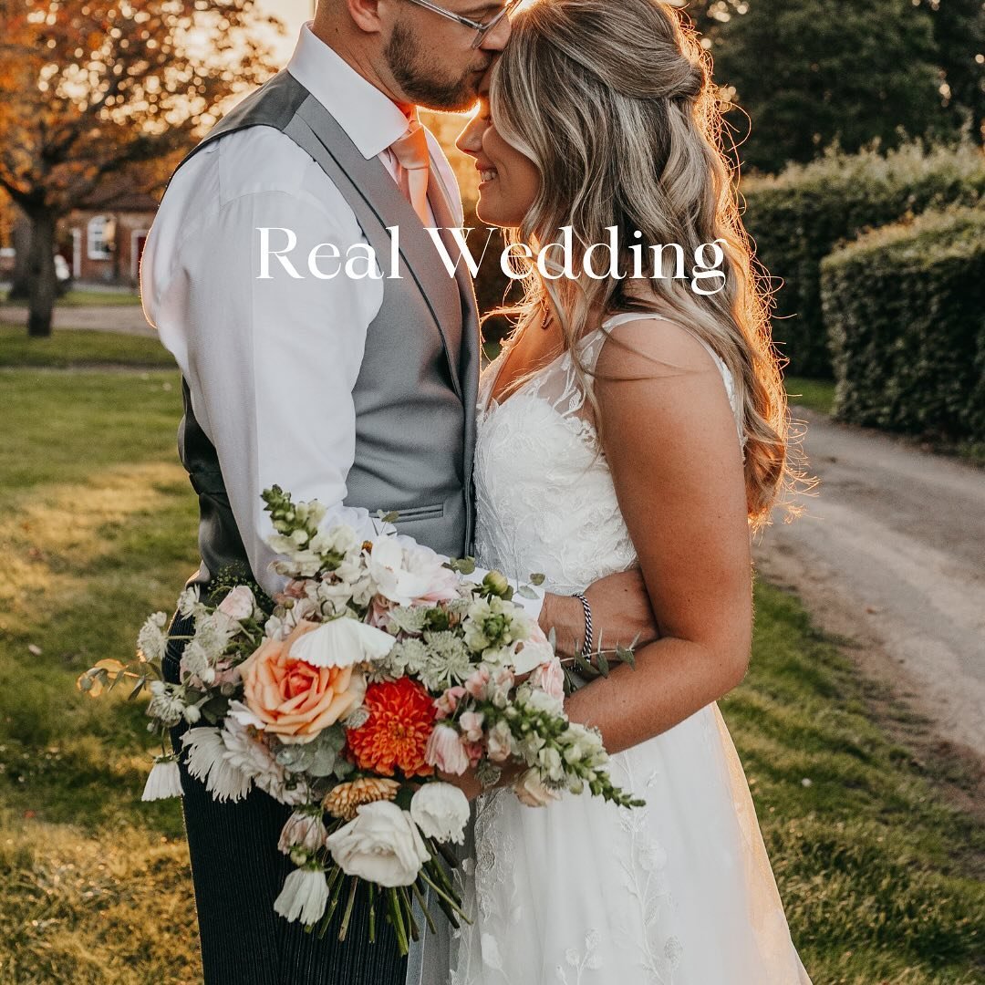 This week on the blog, we admire the late summer wedding of Holly &amp; Jake at Sherbourne Park, Warwickshire. Featuring the on trend Pantone Colour of the year; Peach Fuzz. Read the blog to find out how we maximised their budget to make a floral imp