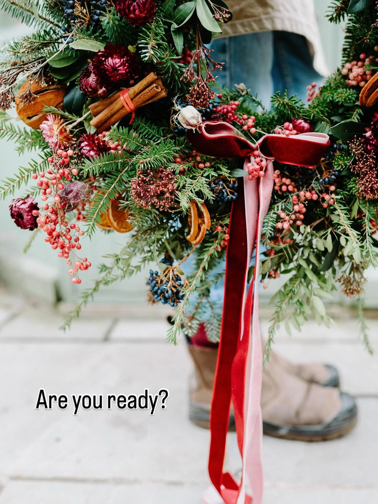 We&rsquo;re all set!

Halloween ✔️
Bonfire night ✔️

We can officially get going now. 

Still adore last year&rsquo;s &lsquo;Nutcracker&rsquo; wreath. Our 2 new designs for this year are available to order on the website now. 

Beautiful photo courte