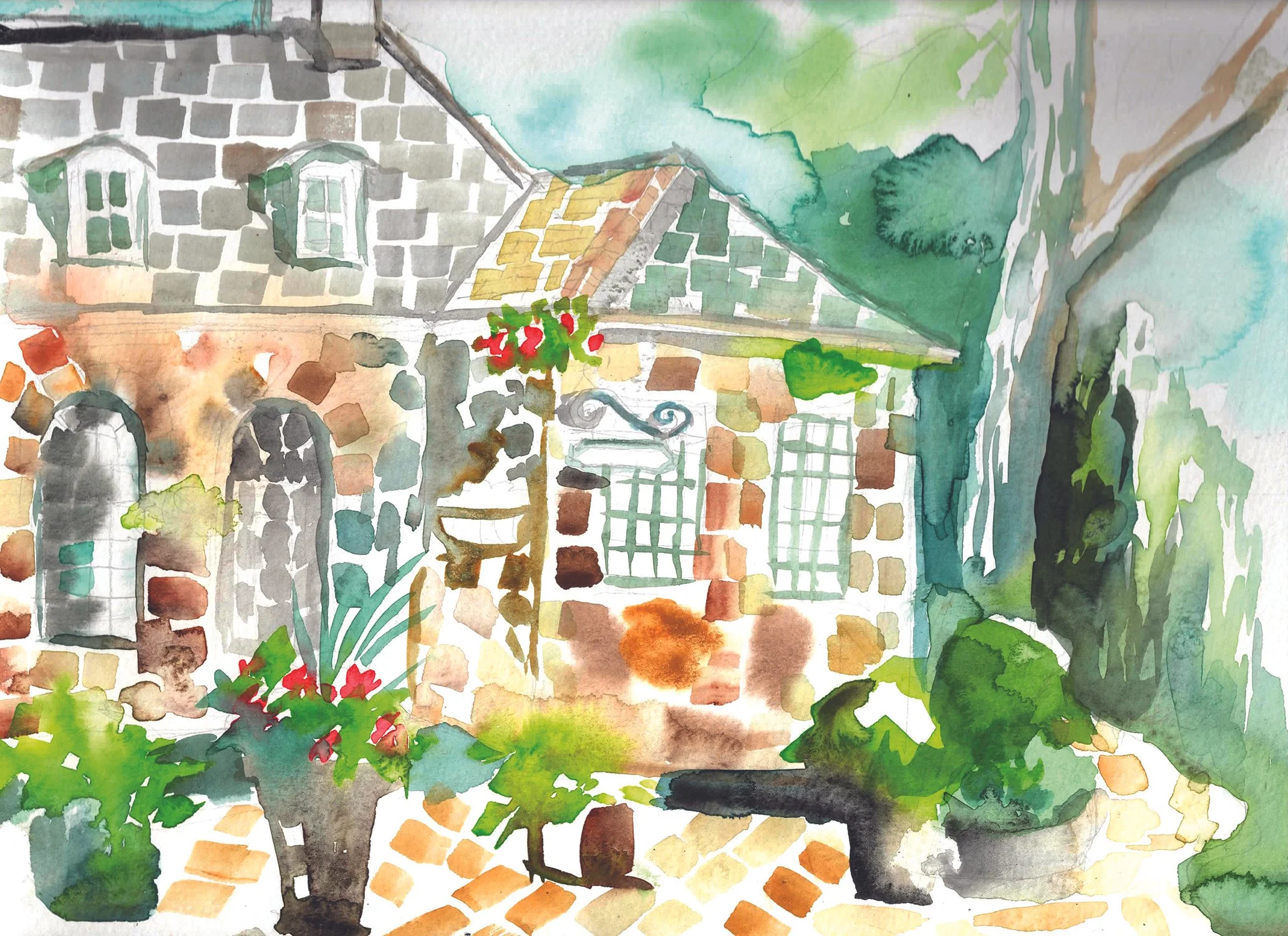 Stone House at Clove Lake