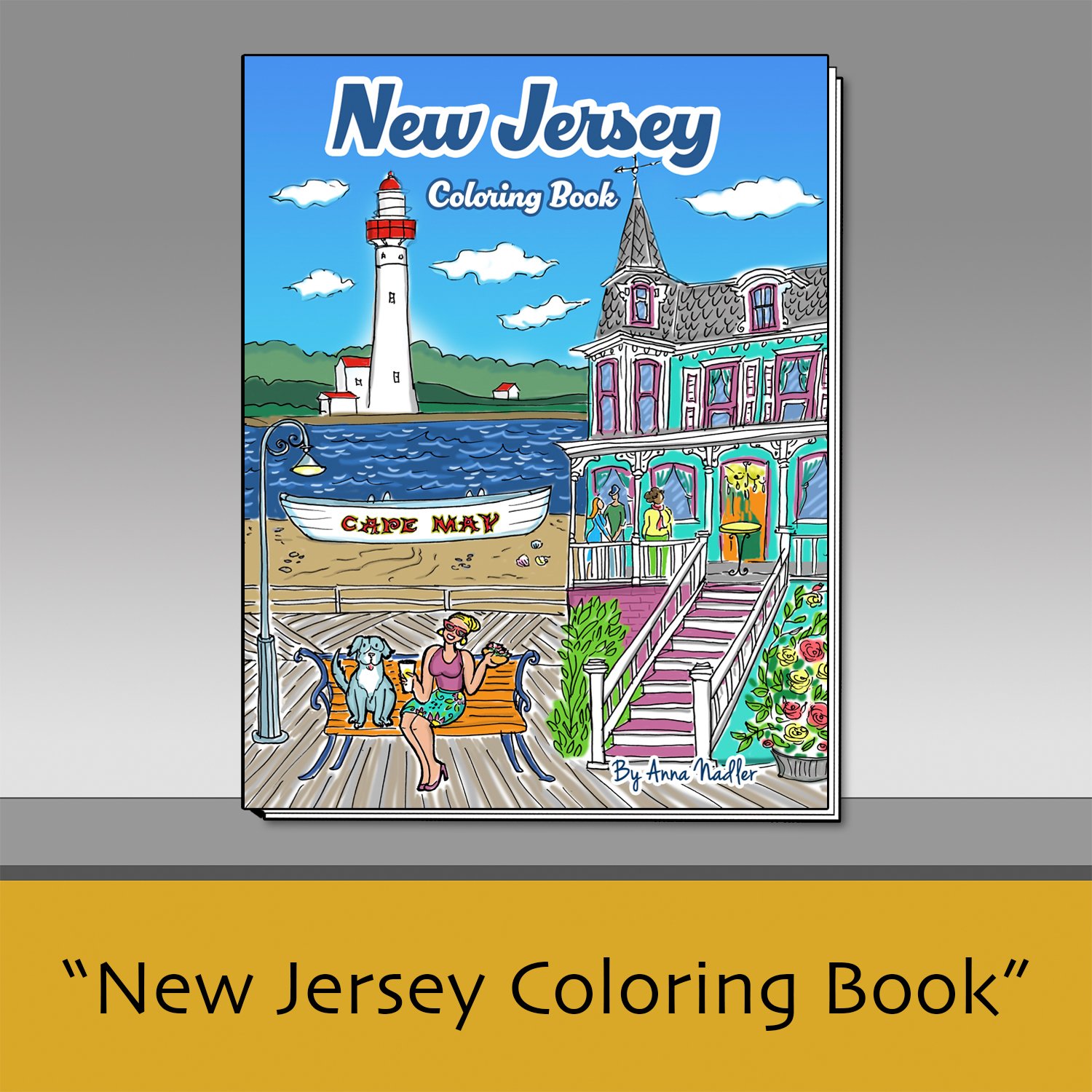 New Jersey Coloring Book