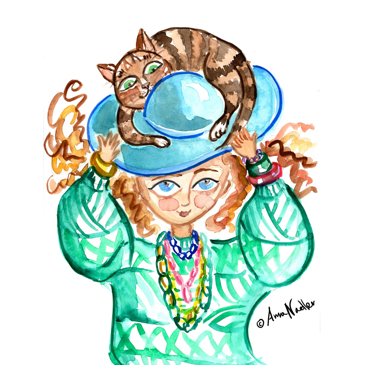 Cat on Hat