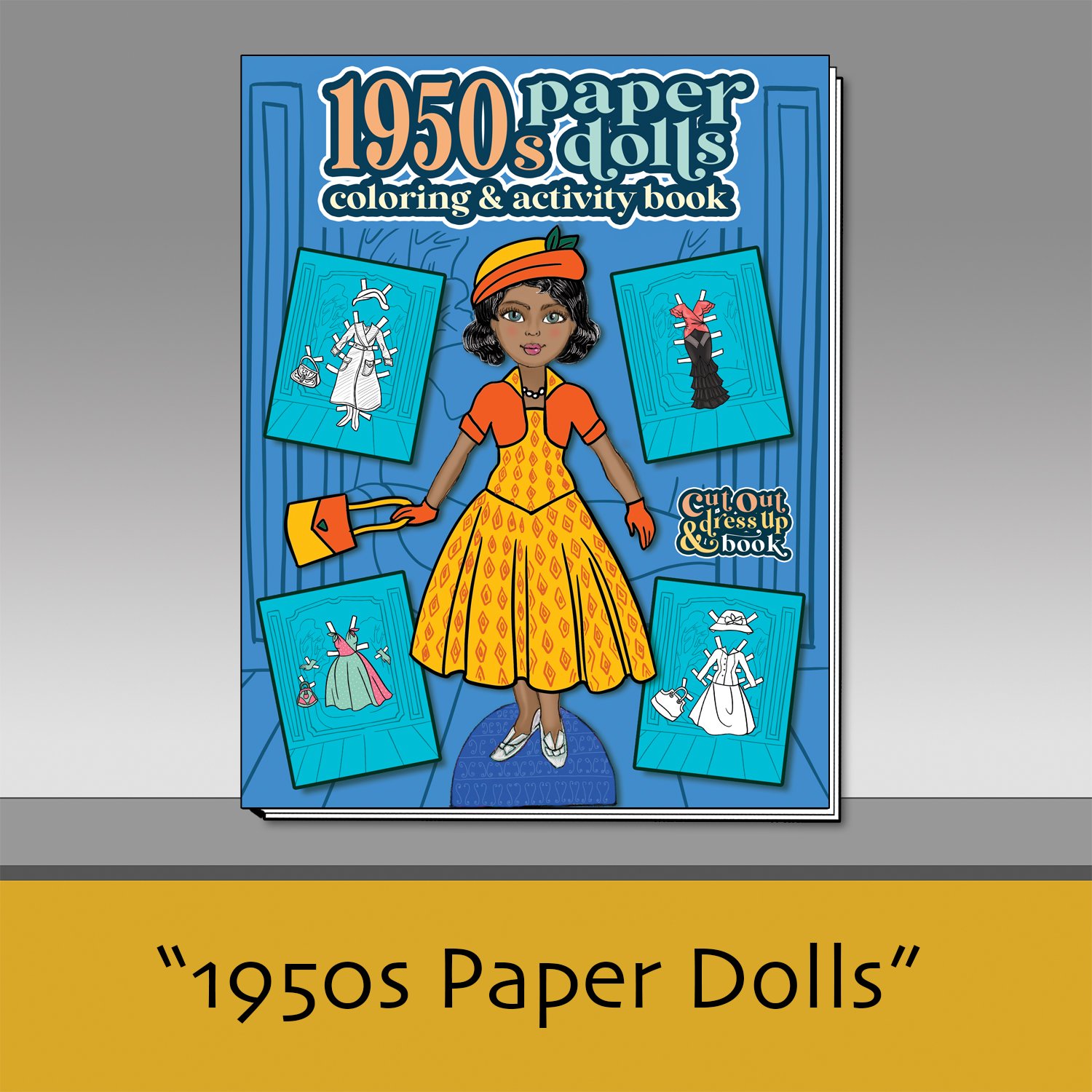 1970s Paper Dolls Coloring and Activity Book: A Cut Out and Dress Up Book  For All Ages (Vintage Fashion Paper Dolls): Nadler, Anna: 9781958428061:  : Books